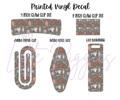 Printed Vinyl - Wild West