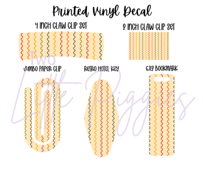 Printed Vinyl - Happy  Fall