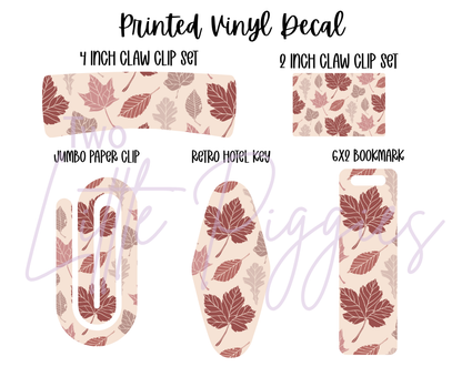 Printed Vinyl - Autumn Blush