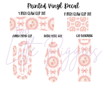 Printed Vinyl - Whimsy Strawberry Collection
