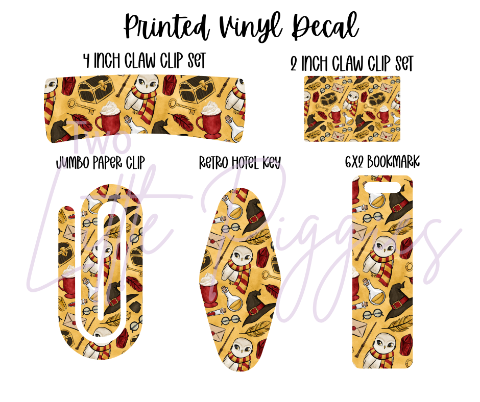 Printed Vinyl - HP - Gryffindor