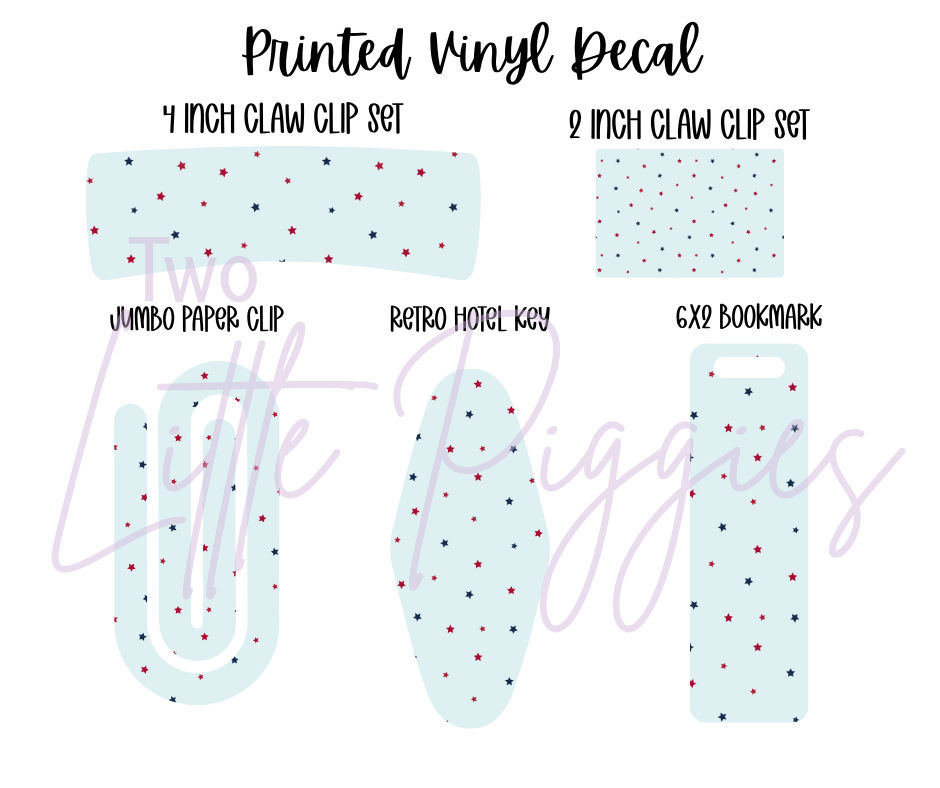 Printed Vinyl - Christmas - Navy and Berry