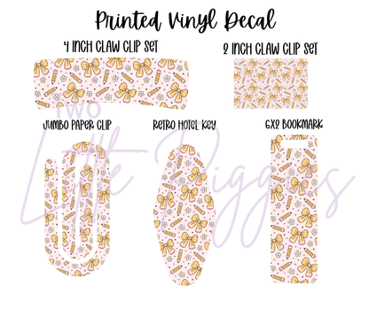 Printed Vinyl - Back to School