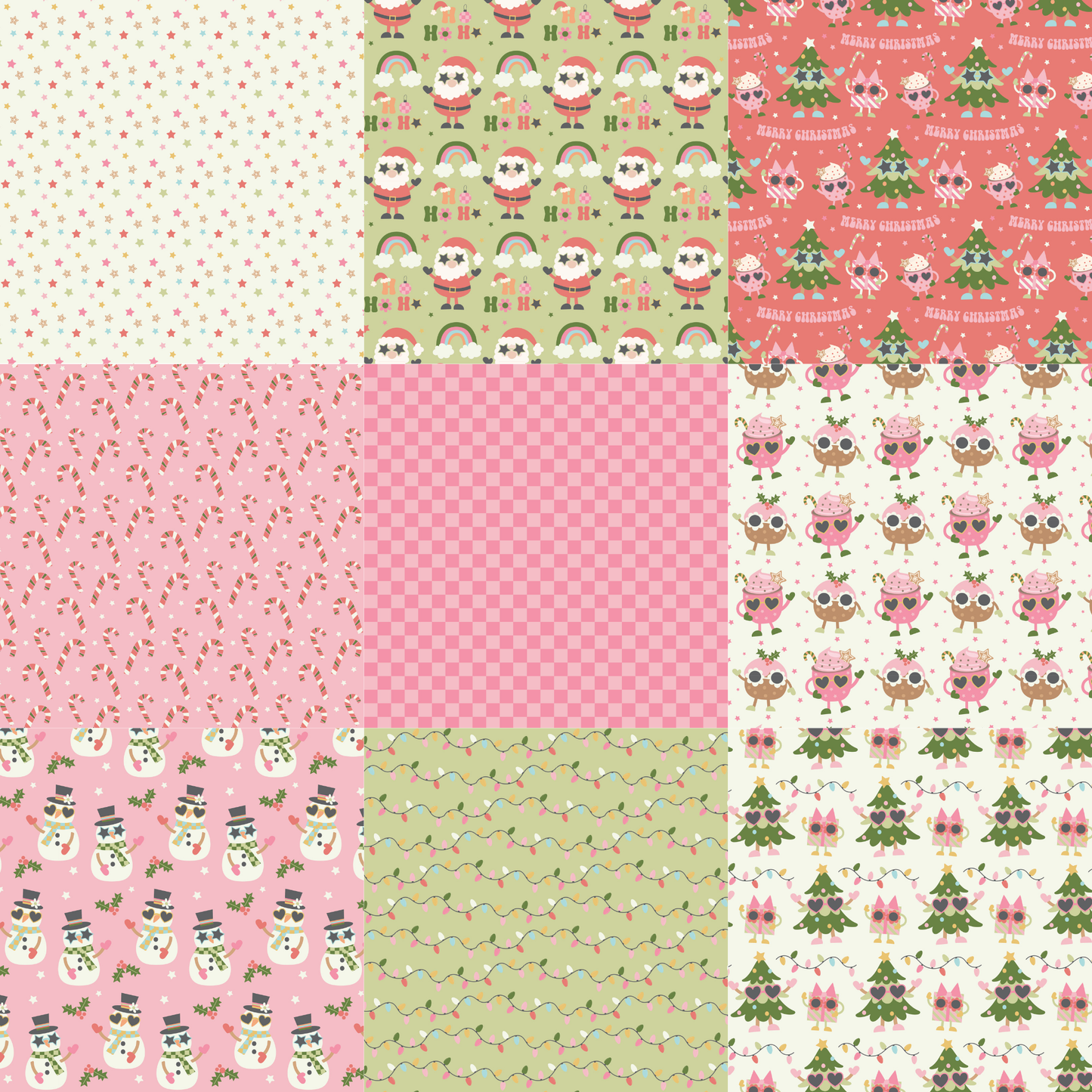 Printed Vinyl - Groovy Holiday