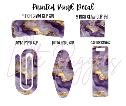 Printed Vinyl - Marbled