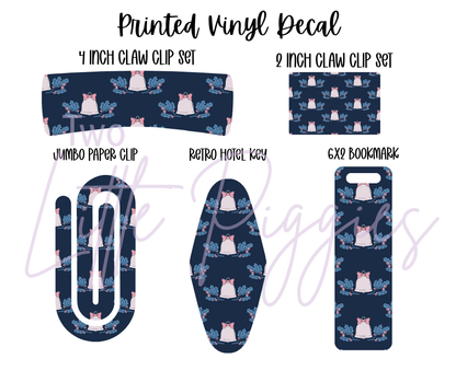 Printed Vinyl - Winter Blush