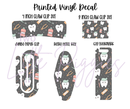 Printed Vinyl - Happy Teeth Collection