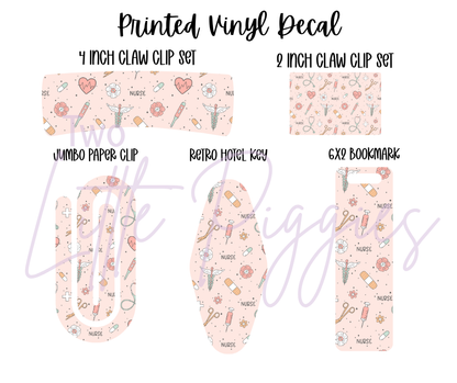Printed Vinyl - Nurse Life Collection