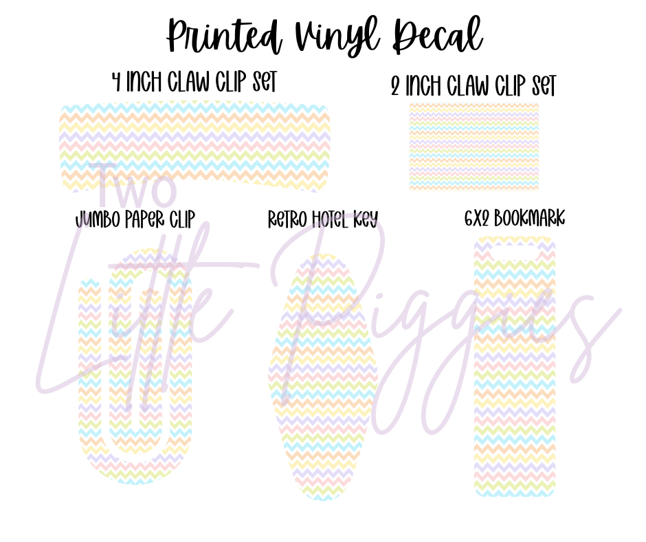 Printed Vinyl - Pastel Gummy Bears