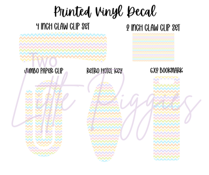 Printed Vinyl - Pastel Gummy Bears