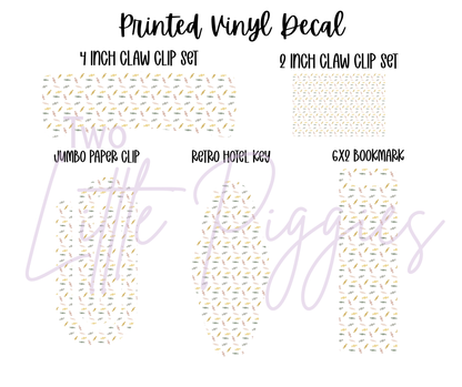 Printed Vinyl - Nativity - Muted Tones