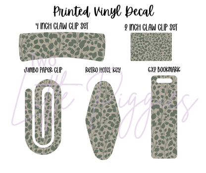 Printed Vinyl - Rustic Fern