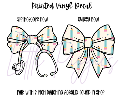 Printed Vinyl - Back2School