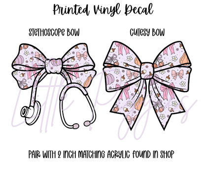 Printed Vinyl - Coquette Pumpkin