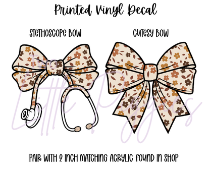 Printed Vinyl - Fall Floral