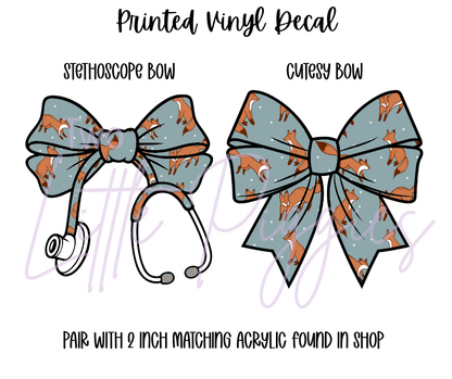Printed Vinyl - Winter Animals