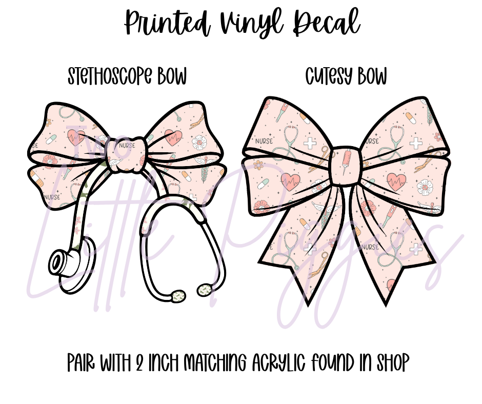 Printed Vinyl - Nurse Life Collection