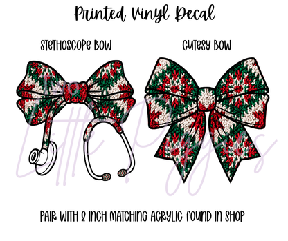 Printed Vinyl - Christmas Knits