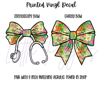 Printed Vinyl - Summer Floral Collection