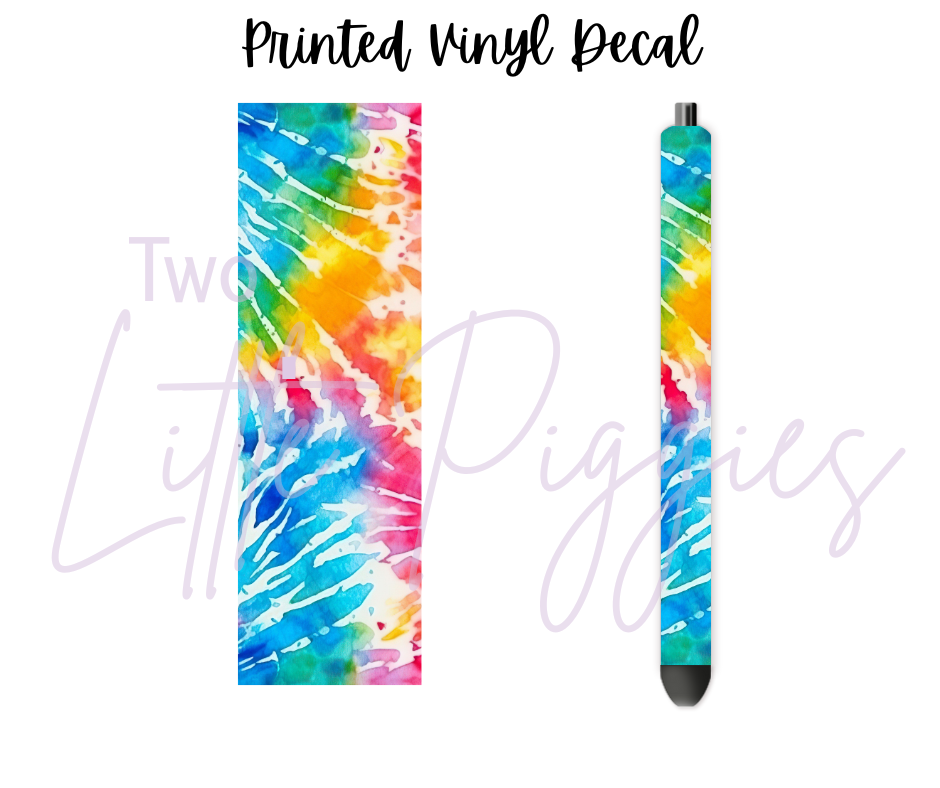 Printed Vinyl - Tie Dye Collection