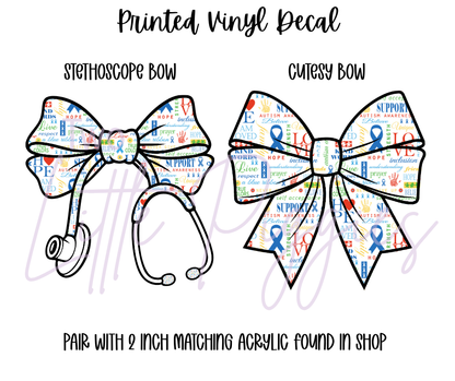Printed Vinyl - Autism Awareness