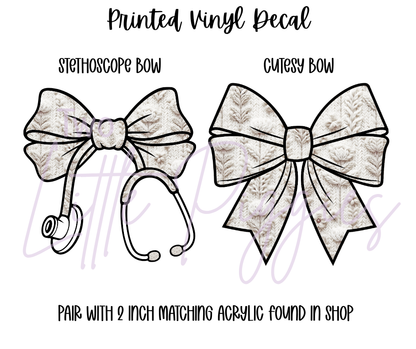 Printed Vinyl - White Knit Texture