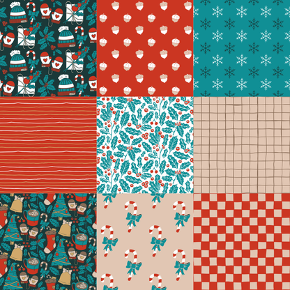 Printed Vinyl - Happy Holidays