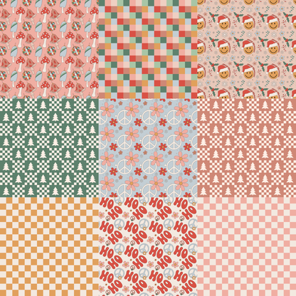 Printed Vinyl - Groovy Xmas