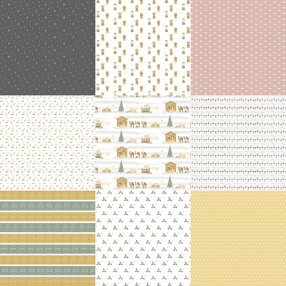 Printed Vinyl - Nativity - Muted Tones