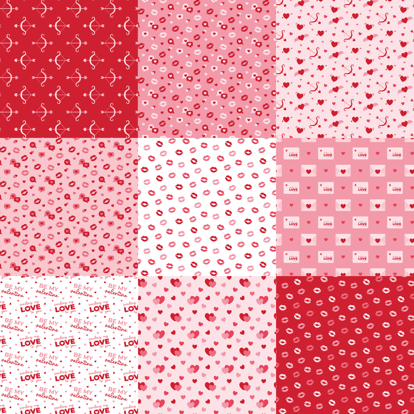 Printed Vinyl - Valentine - Love Letters