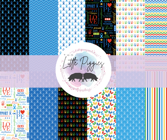 Printed Vinyl - Autism Awareness