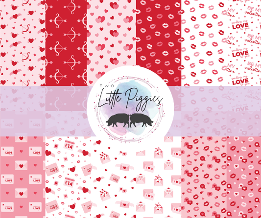 Printed Vinyl - Valentine - Love Letters