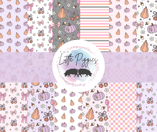 Printed Vinyl - Coquette Pumpkin