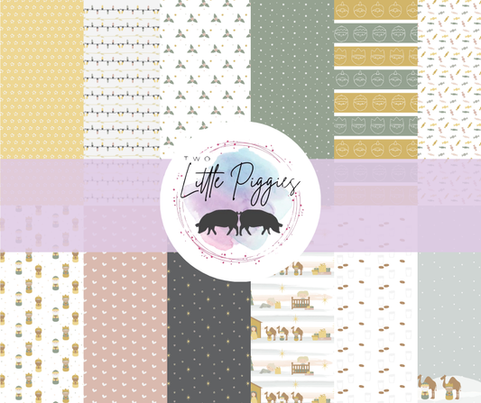 Printed Vinyl - Nativity - Muted Tones