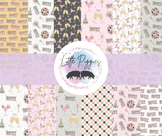 Printed Vinyl - Hello New Year