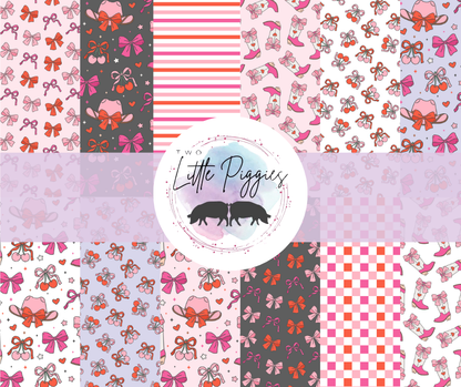 Printed Vinyl - Valentine - Cowgirl