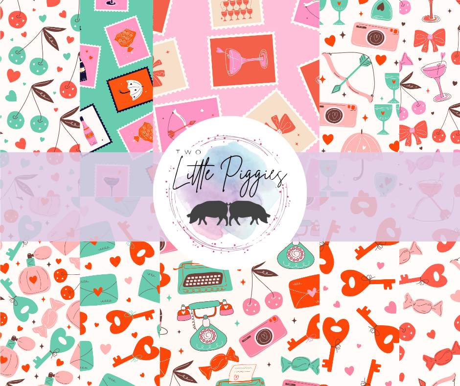 Printed Vinyl - Boho Valentine