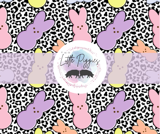 Printed Vinyl - Leopard Bunny Candy