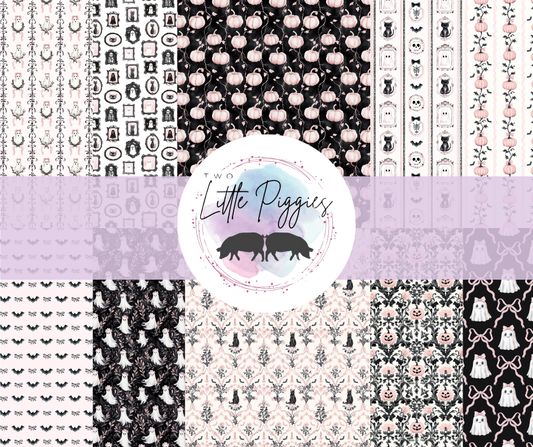 Printed Vinyl - Halloween - Pink Paranormal