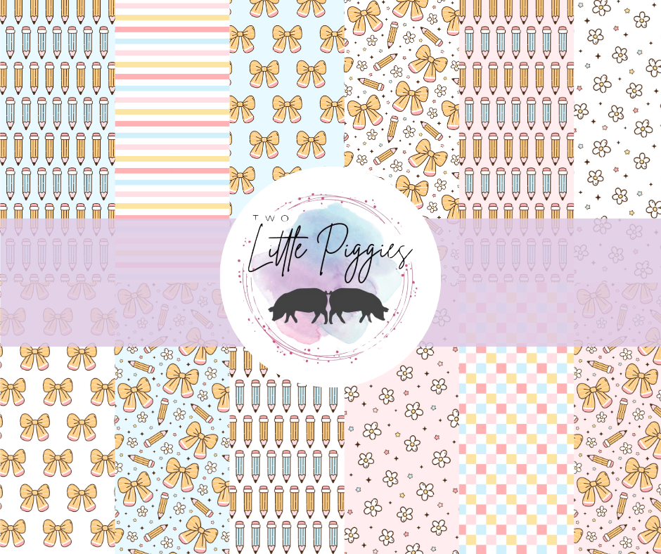 Printed Vinyl - Back to School