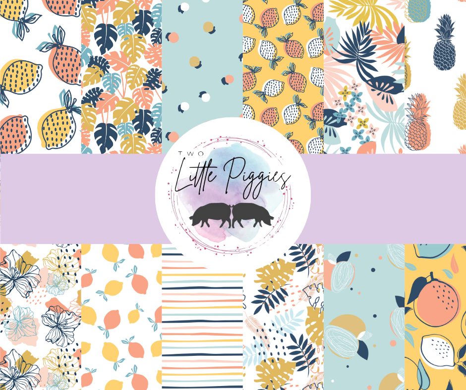 Printed Vinyl - Summer Paradise Collection