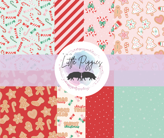 Printed Vinyl - Gingerbread Christmas