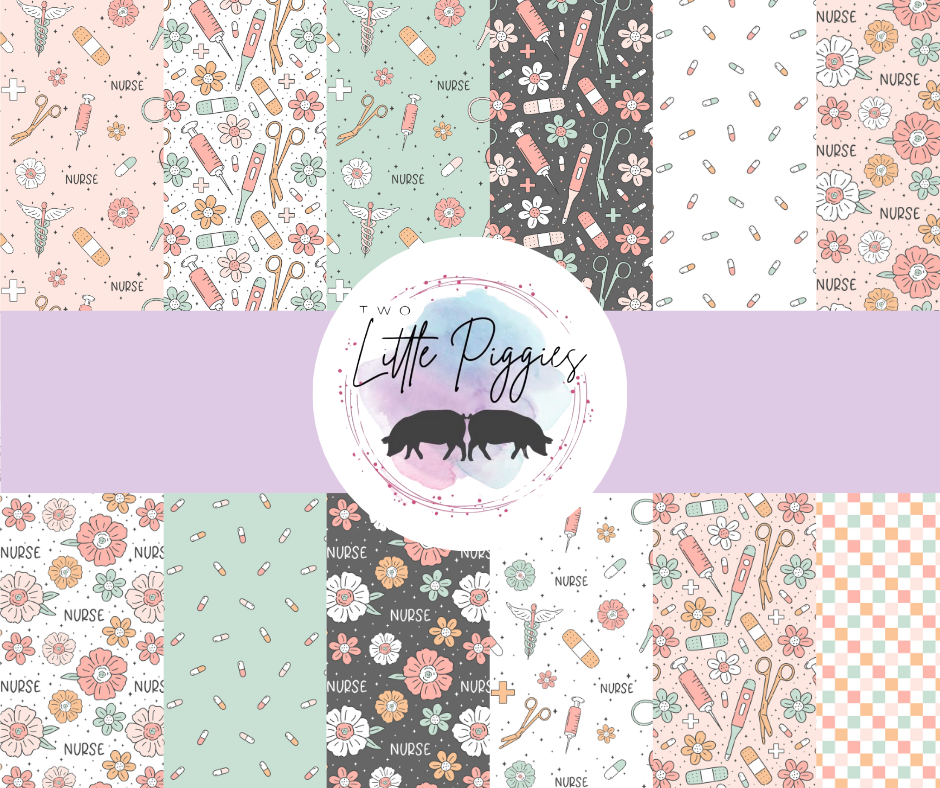 Printed Vinyl - Nurse Life Collection