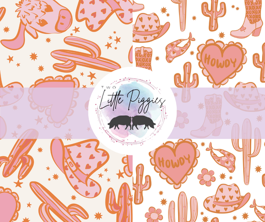 Printed Vinyl - Valentine - Western