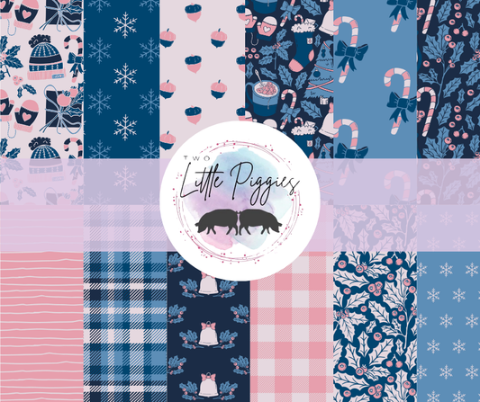 Printed Vinyl - Winter Blush