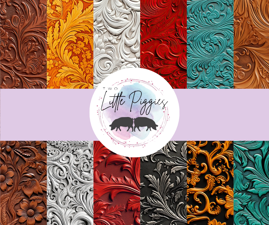 Printed Vinyl - Embossed Leather Collection
