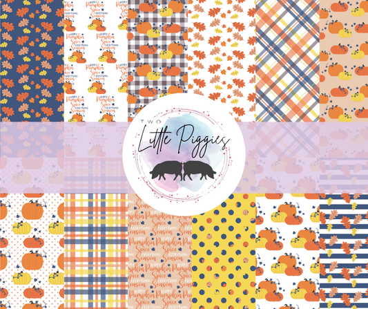 Printed Vinyl - Hello Fall