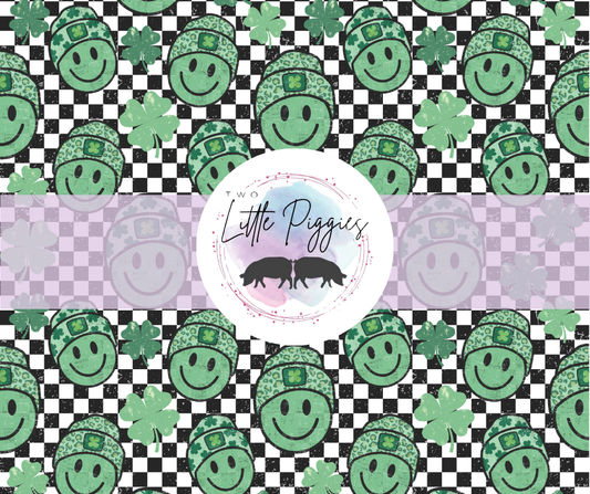 Printed Vinyl - Clover Smiley