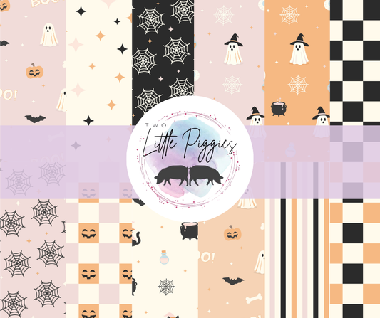 Printed Vinyl - Halloween - Happy Halloween