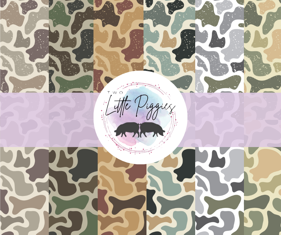 Printed Vinyl - Camouflage